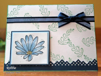 Elegant navy card - Creations in Paper