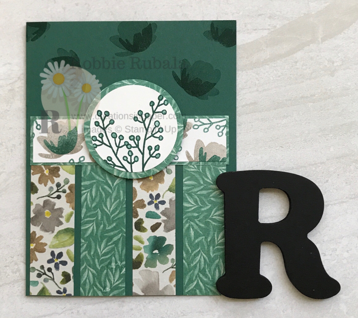 Frosted Floral Designer Series Paper from Stampin' Up - Creations in Paper