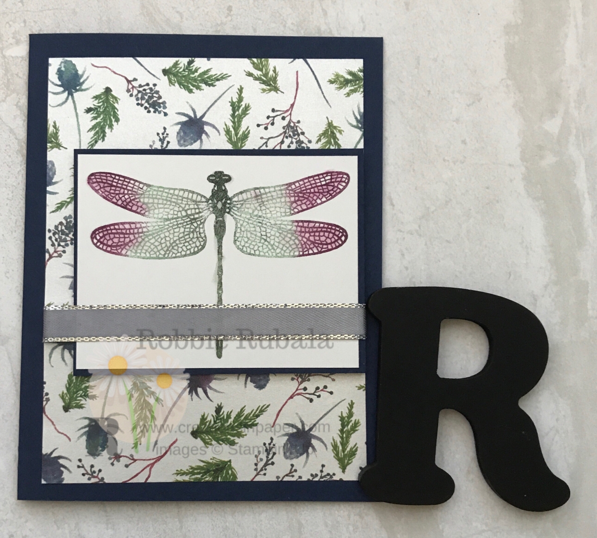 Dragonfly Dreams meets Frosted Floral Designer Series Paper - Creations ...