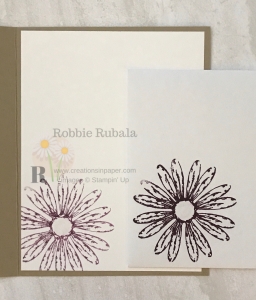 Did you know punches are quick paper cutting tools? On this card the Daisy punch was used to create this pretty flower. 