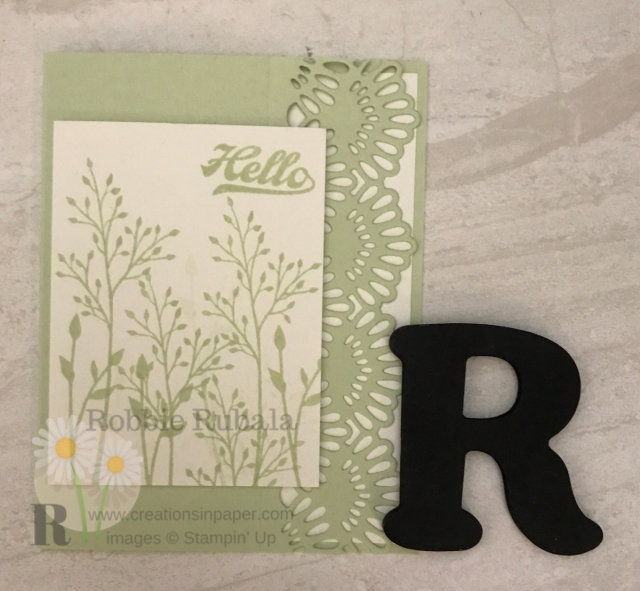 Have you tried die cut cards? Here is an idea for a pretty On the Edge Die Cutting card.