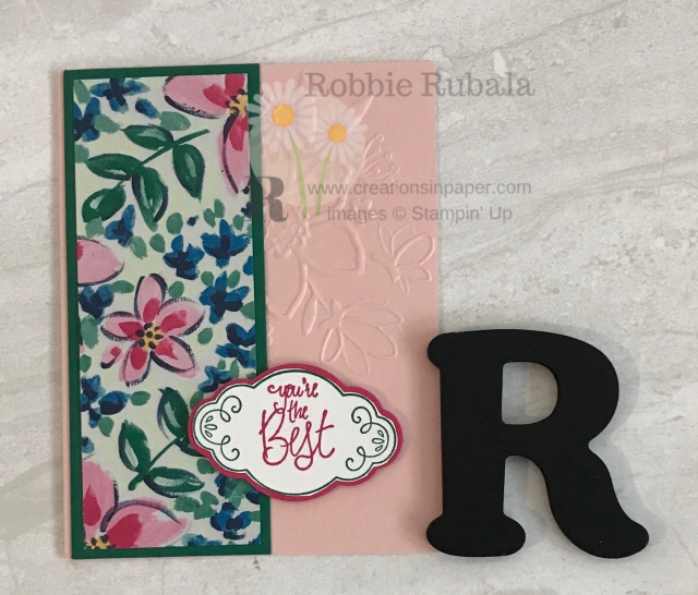 Using various products can be a challenge to get them to work together. Click through to learn what embossing folder and designer series paper I used to create my Homemade Feminine Embossed Card.