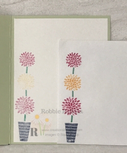 Check out how I used this flower topiary on a Different Recessed Panel Technique for a Card idea. Click the photo to see the details.