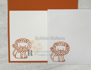 Isn't this lion the cutest image? Make sure you check out my Monochromatic Handmade Card I made using him by clicking the photo.