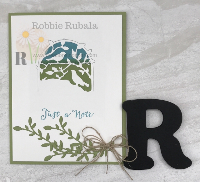 Techniques are fun to play with especially if they are easy. I used the Direct to Paper Technique for this cute creation.