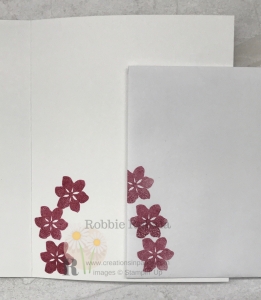 These flowers are the perfect addition for my Tailored Tag Punch Makes a Fun Border card. Check it out.