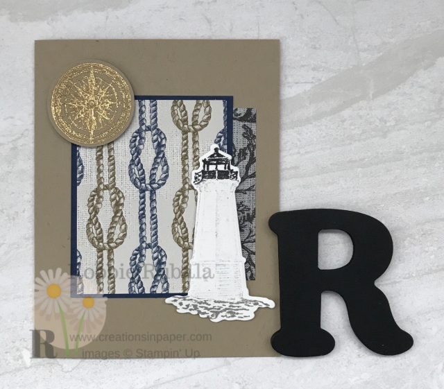 Check out this masculine card! So easy to make. click the photo to see the video showing how I made my Another Sailing Home Idea.