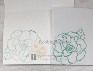 This beautiful image is perfect for glycerin coloring. See my Monochromatic Handmade Beautiful Day Card by clicking.