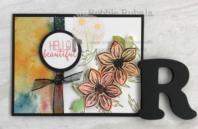 Punches are a great way to use images to create layered flowers. Here is an idea for the Floral Essence bundle by Stampin' Up.