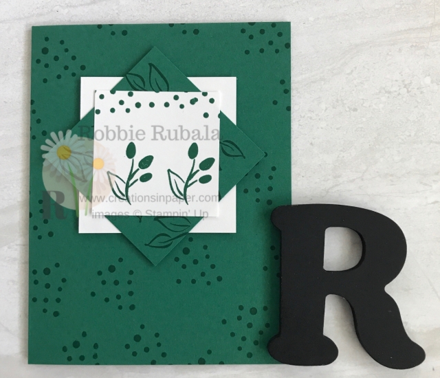 A great masculine card with this Perennial Birthday in Shaded Spruce creation. Click the photo to see the video with the details.