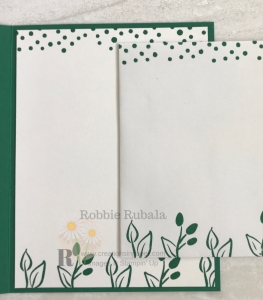 Aren't those dots a great addition to the envelope? To see the Perennial Birthday in Shaded Spruce video, click the picture.