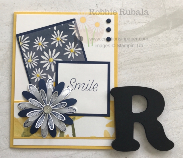 Do you have retired product you need to use but are drawn to the new products? My #ShopYourStash ~ Daisy idea uses retired designer series paper with a new stamp set. Get the details by clicking my photo.