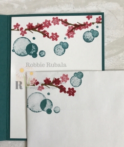 If you like the looks of the inside of my card and envelope you should see the front. Click through to see my Fun Colorful Seasons Idea.