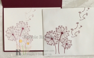 As a kid we all loved blowing dandelions. I used this idea for my Monochromatic Dandelion Wishes. Click through to see how I used this image on my card front.