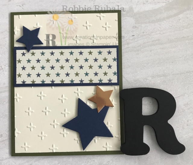 This would be a great congratulations card! I did some #ShopYourCraftStash for this idea using the Sparkle embossing folder and Stars dies. Check out the details for my Brightly Gleaming Stars creation.