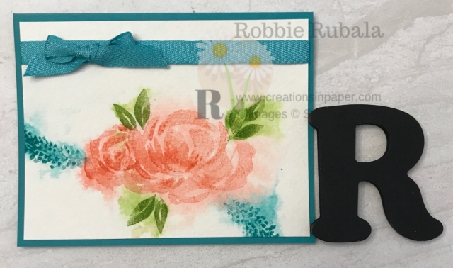 Faux watercolor creates a great look. Don't miss my video for this Beautiful Friendship Watercolor Technique creation.