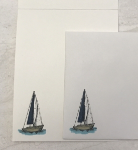 This boat image makes the perfect 10 Minute Come Sail Away Suite idea. Don't miss the details!