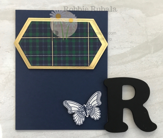 Do you like this clean and simple Feminine Idea for Wrapped in Plaid designer series paper? So easy so check out the video.