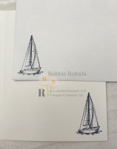 I used this great sailboat for a masculine card. Get the details for my Wrapped in Plaid Sailing Home creation.