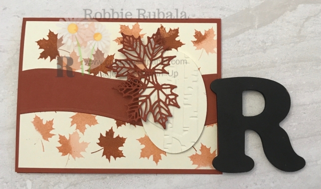 This is a fun card that is easy to make. Check out the Colorful Seasons in Cajun Craze idea for a great Fall card.