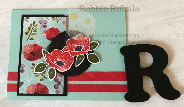 Check out this new designer series paper that is paired with a current stamp set. Get the information for my Peaceful Poppies Meets Floral Essence creation.