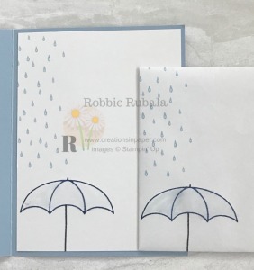 These images were used on the card front for the cutest friend card. The Umbrella Weather Friends card is the perfect card for a great friend.