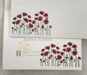 These poppies are an easy way to create a clean and simple card front. See how I used it to make my Fast and Fabulous Poppies creation!