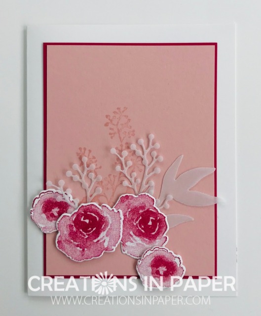 Monochromatic color combos are a great way to create a card when you need some color inspiration. Look at this Color Challenge First Frost idea. Details are on the blog.