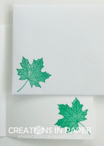 This leaf was perfect for a Masculine Call Me Clover creation. Get the details by clicking through.