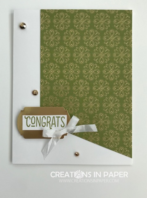 Do you need a card for a birthday, retirement, or wedding? See the deatails for the Ornate Garden DSP Focus Week idea.