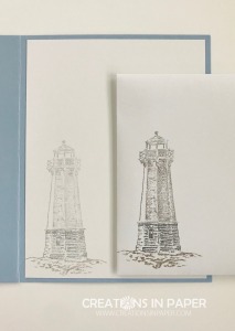 This lighthouse image is great for guys who are water lovers. Don't miss the video for the Fabulous Friday Sailing Home creation.