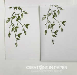 This leaf spray is so versatile. I love using it to add just the right touch like the way I used it on the Magenta Madness Beautiful Day card. Check it out!