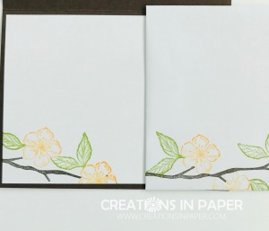 This branch is the perfect image for a clean and simple card. Check out the Scripty Forever Blossoms card for the perfect All Occasion card.