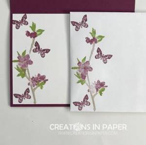 Coloring this branch with markers is a great way to add more than 1 color. It makes a great card element. Watch the video for the Clean and Simple Butterfly Wishes creation. Coloring this branch with markers is a great way to add more than 1 color. It makes a great card element. Watch the video for the Clean and Simple Butterfly Wishes creation.