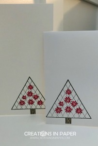 This adorable image makes a quick 15 minute card. See the video to make your own Clean and Simple Christmas Card.