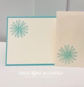 The daisy punch that goes with these images is a great element for a card. The Birch Background Gives Great Texture to the Daisy which adds interest to your flower. Get the details on my blog. 