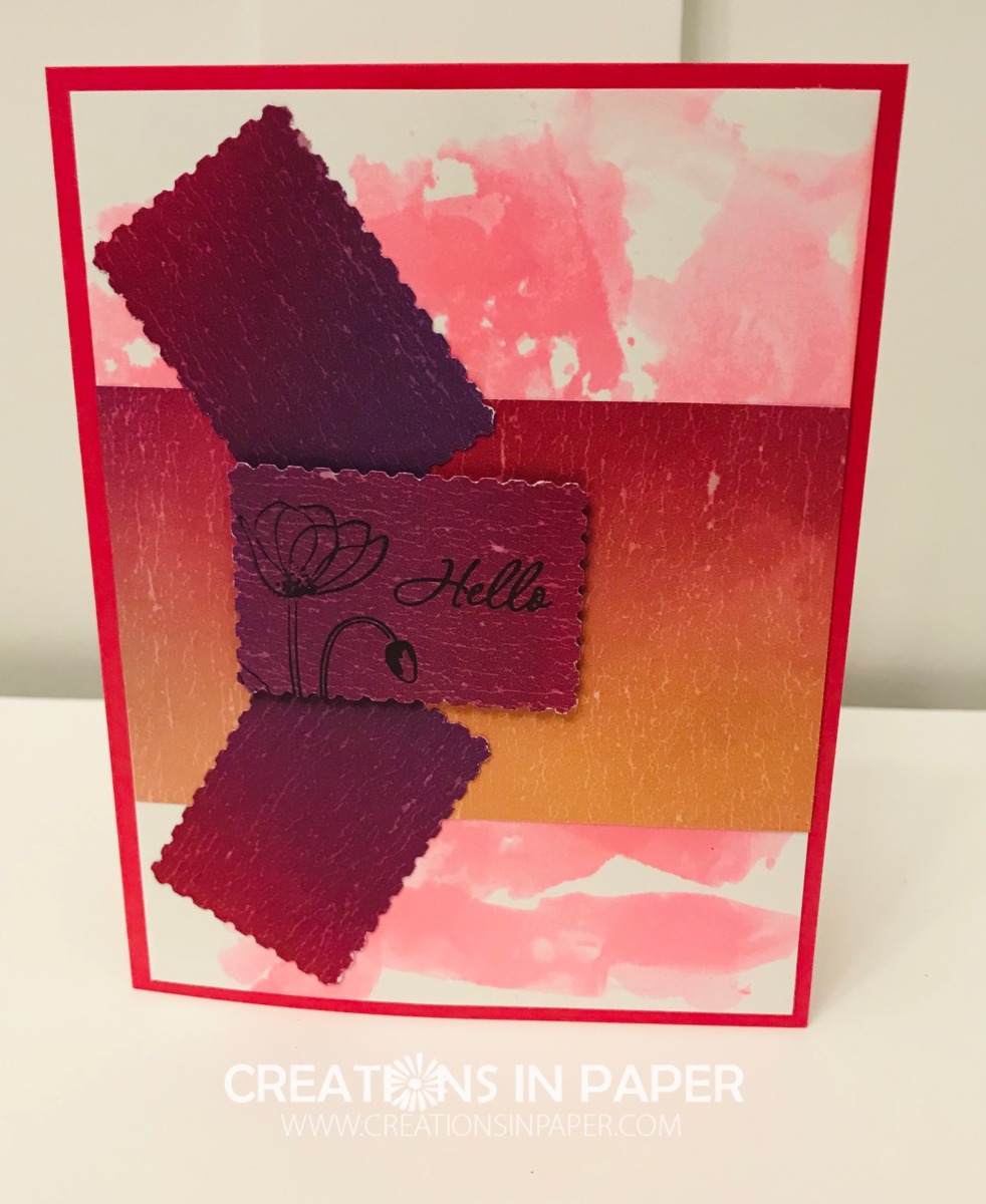 Stampin Up Ric Rac Punch Stampin' Up Rectangular Postage Stamp Punch - Creations in Paper
