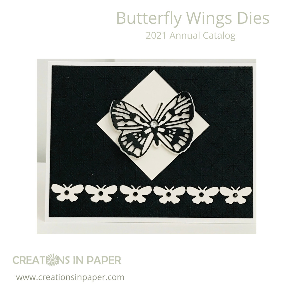 This adorable card is so easy to make. Watch the video for the Clean and Simple Card ~ Butterfly Brilliance card and then make your version.