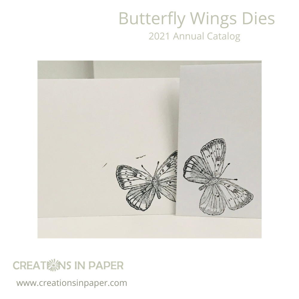 This butterfly image is the perfect one for a black and white card. Check out the Clean and Simple Card ~ Butterfly Brilliance to how easy this is to make.