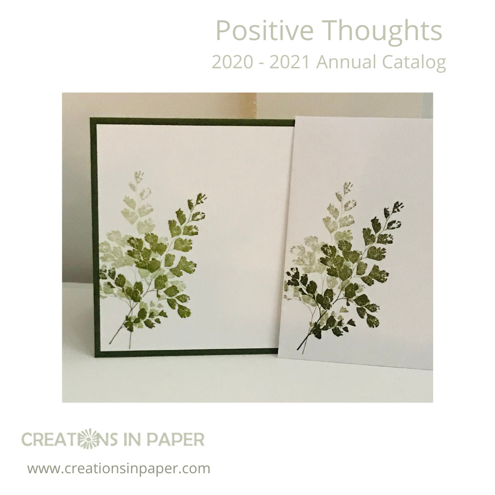 This beautiful fern image is perfect for a pop of color on a card front. See how Using Patterned Paper in Card Making can create a beautiful masculine card.