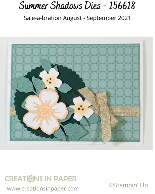 This beautiful card is a perfect feminine handmade all occasion card.  See the details so you can make one of your own.