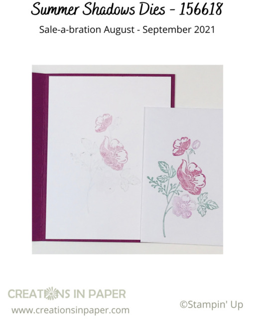 Want to use different colors on your images?  See how to color a rubber stamp to create the card front for this card.