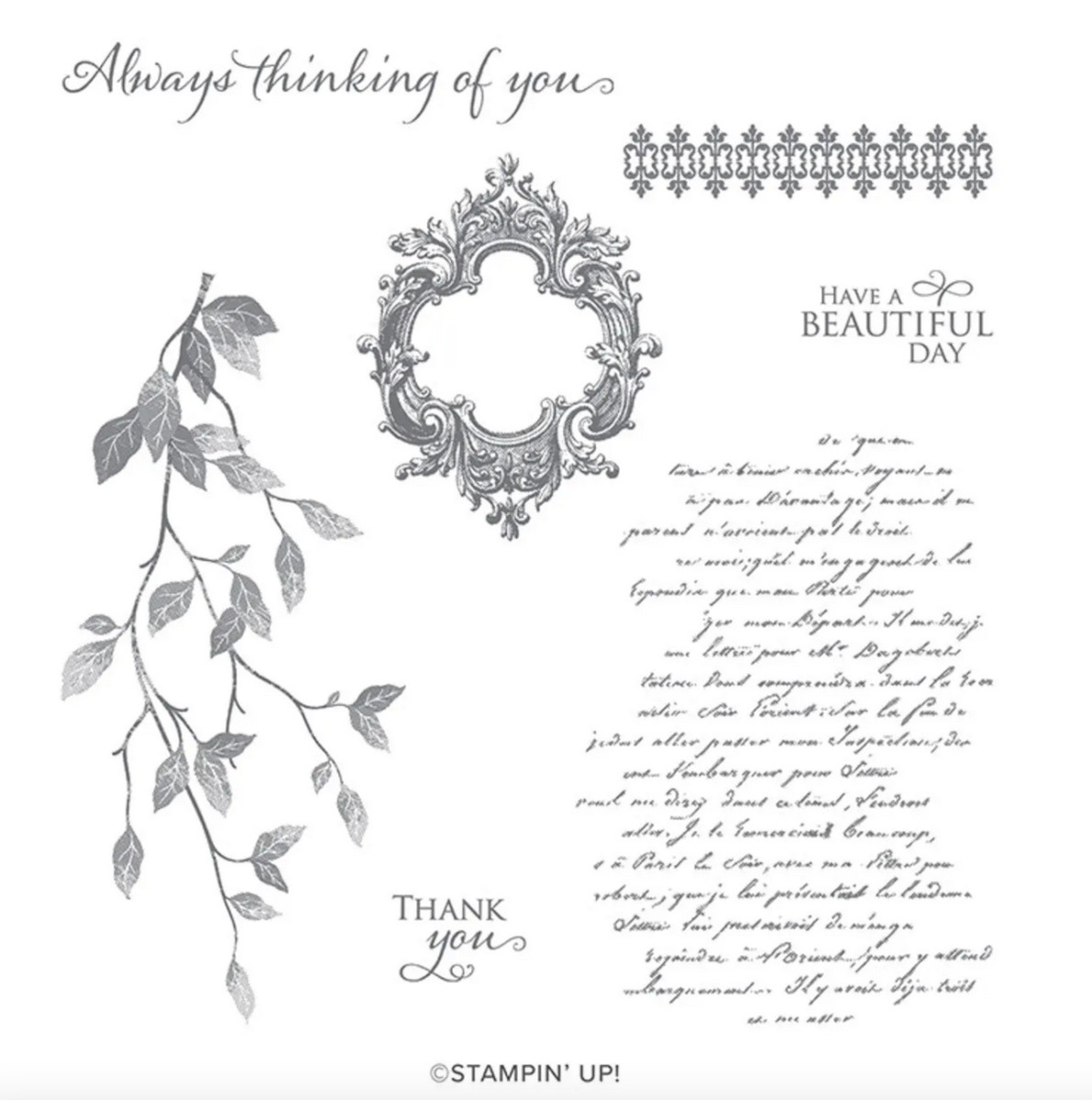 Thinking of You Homemade Card - Creations in Paper