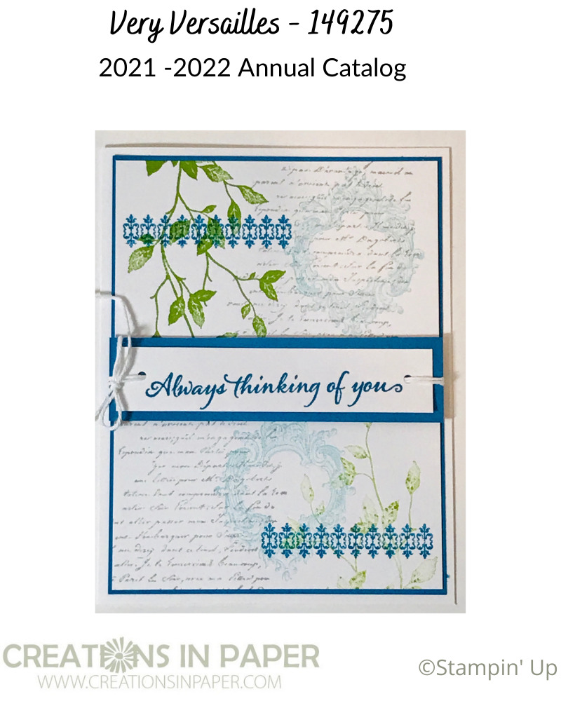 Thinking of You Homemade Card - Creations in Paper