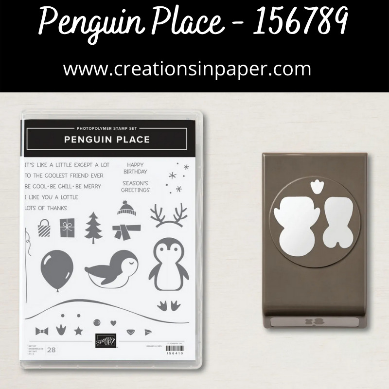 Stampin' Up Penguin Place Be Cool - Creations in Paper