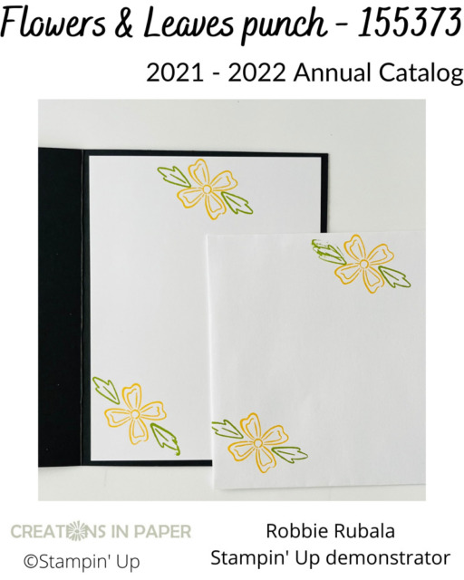 Don't miss this beautiful black and white card.  The beautiful card uses the black and white pattern paper with some Daffodil Delight flowers.  See the card front and get all the information by clicking the photo.