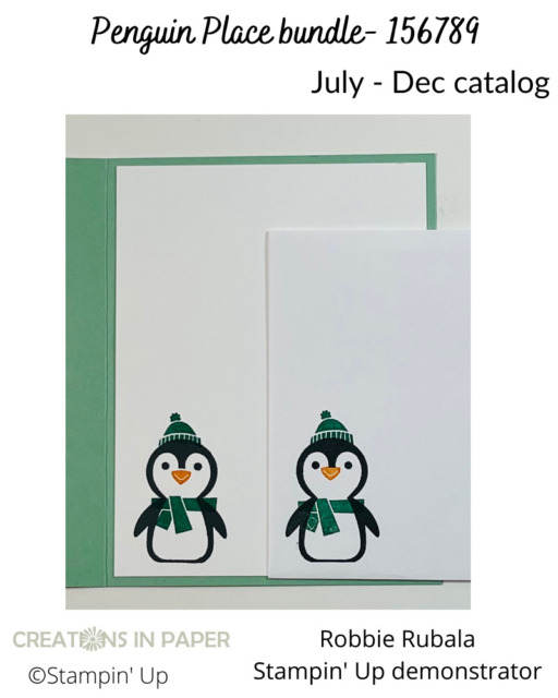 I just love the cut penguin used for the Stampin' Up Penguin Place Be Cool creation.  This is a quick and easy card and perfect for any age group.  Get all the details on  my blog.