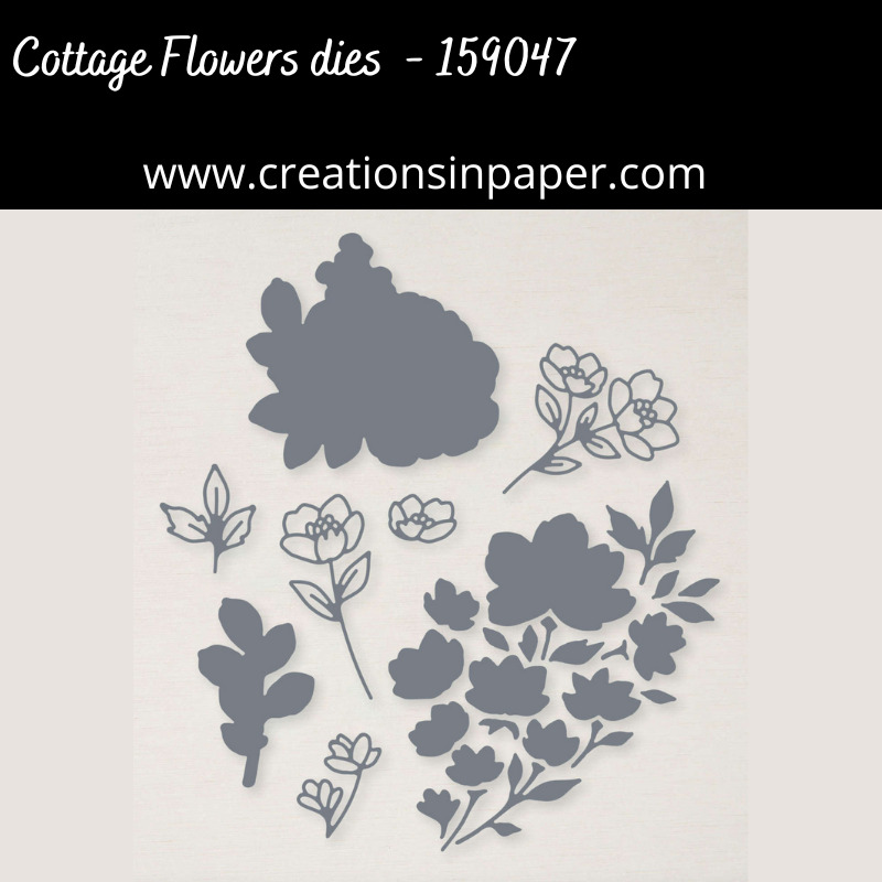 Stampin' Up Cottage Flowers - Creations in Paper