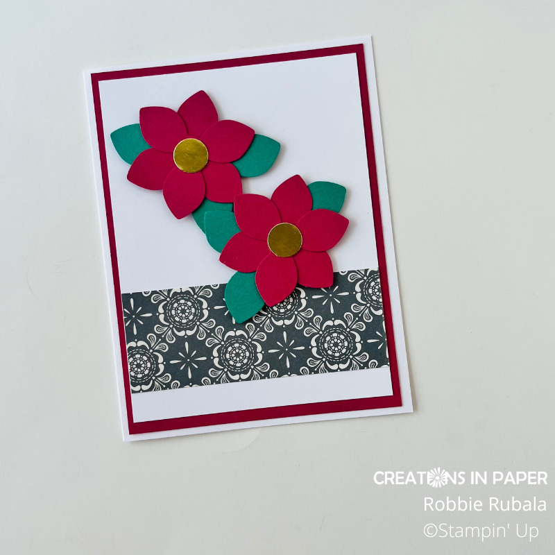 Throwback Thursday 6 Petal Flower Card - Creations In Paper