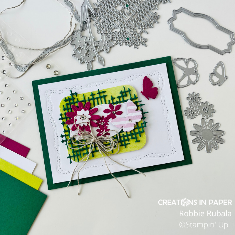 Add Texture to your embellishments with Stampin' Up dies - Creations in ...